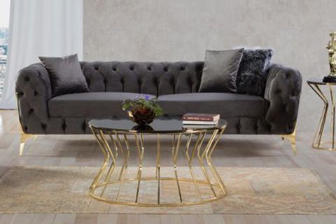ELEGANCE İKİLİ KOLTUK, ANTRASİT