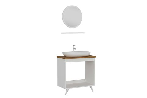 VERA BANYO DOLABI 85CM AY2K 1YA1R TZG BEYAZ ANTRASİT