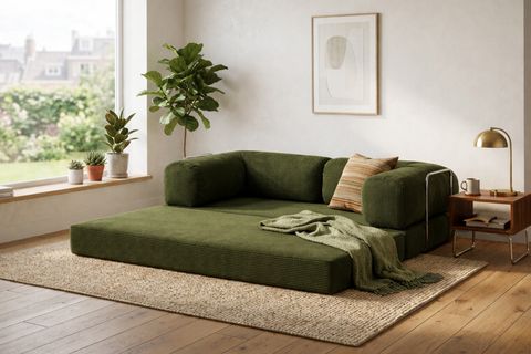 LEGOM YATAKLI AKTİVİTE KÖŞE KOLTUK YEŞİL, 200X200