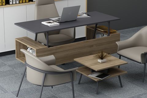 LAGOMOOD İRONY İNFY OFİS TAKIMI, ANTRASİT CEVİZ