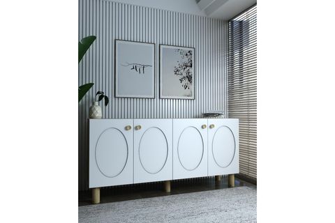 ELİSACT BOHEM KONSOL, SAFİRMEŞE BEYAZ