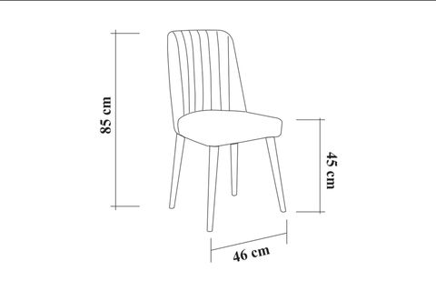 VİNA SANDALYE, BEYAZ SOHO 0701