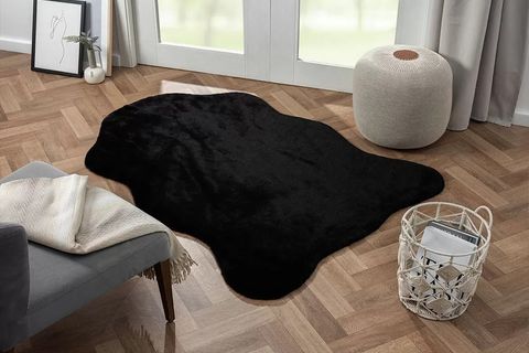 JUNGLE SOFT TOUCH KUZU POST PELUŞ, SİYAH, 90X140