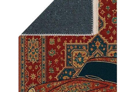 BORDO CAR DOKUMA TABAN HALI, 498 YNG, 100X150 CM