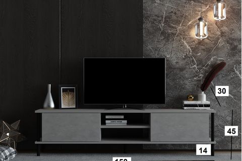 ALORA TV ÜNİTESİ, RETRO GÜMÜŞ