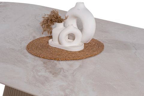 OSLO MERMER BASKI MDF YEMEK MASASI