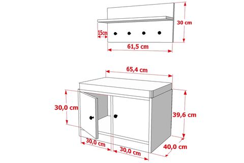BERA PORTMANTO, 2 KAPAKLI PUFLU, PRT-1006-Ç