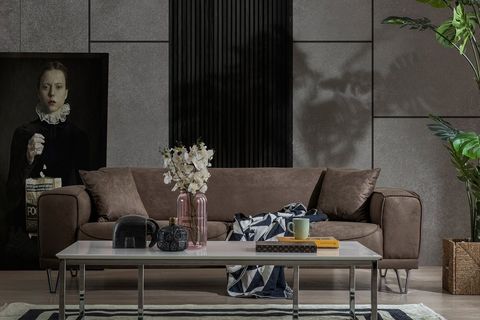 SANTİAGO KOLTUK TAKIMI KAHVE KREM