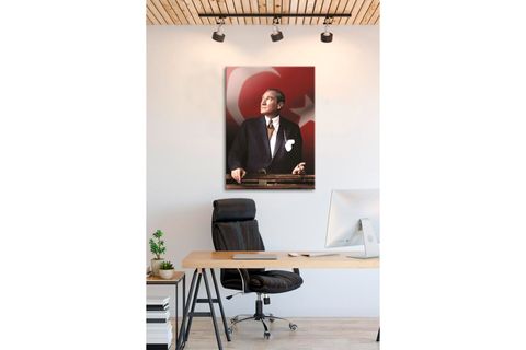 ATATÜRK-2 DEV BOYUT CANVAS TABLO 100X150