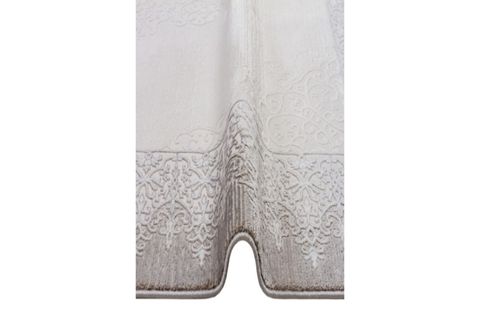 TÜRKMEN HALI MİRANDA YUMUŞAK TUŞELİ SALON HALISI MR01, GRİ, 100X200