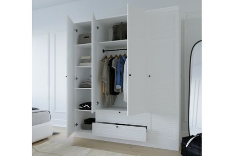 BELİZE 4 KAPAKLI 2 ÇEKMECELİ GARDIROP