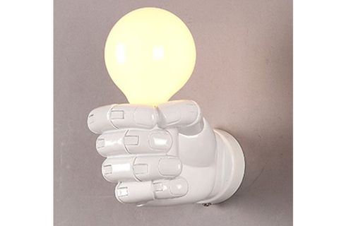 SAĞ EL DUVAR LAMBASI APLİK AYDINLATMA, BEYAZ