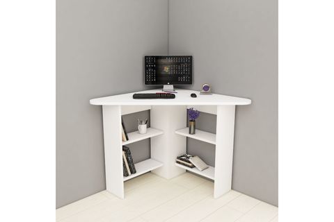 ARNETTİ CORNER ÇALIŞMA MASASI BEYAZ