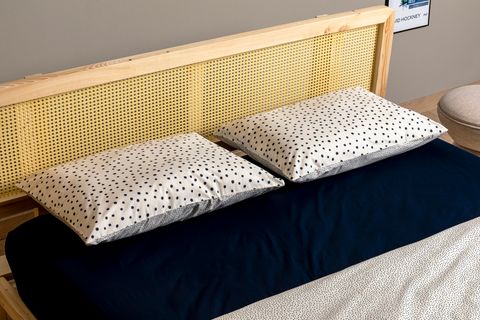 POLKA DOTTED ÇİFT TARAFLI RANFORCE NEVRESİM SETİ, TEK KİŞİLİK