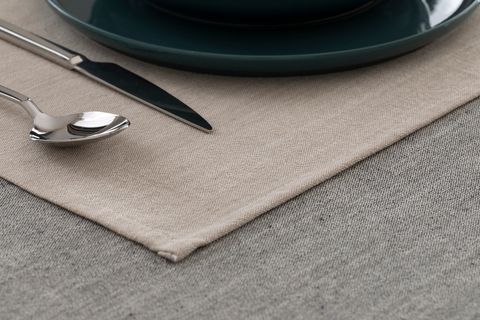 KİTCHEN ESSENTİALS DÜZ AMERİKAN SERVİS, İKİLİ SET, KREM, 35X50