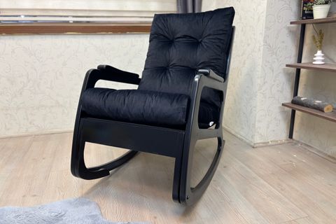 KONTES SALLANAN SANDALYE, SİYAH, LAKE SİYAH AYAK