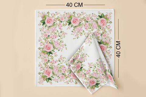 BAHAR GÜLLERİ PAMUKLU ALTI ADET PEÇETE