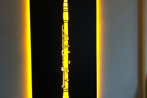 KLARNET V2 LED IŞIKLI TABLO