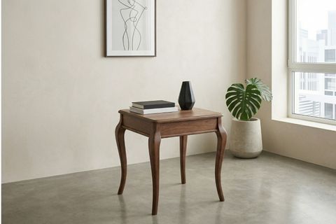 MAYLA YAN SEHPA, CEVİZ, 56X56X57 CM