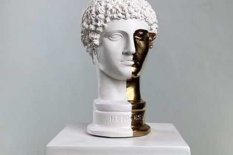 HERMES GOLD MAIL POP ART DEKORATİF ROMA YUNAN HEYKELLERİ