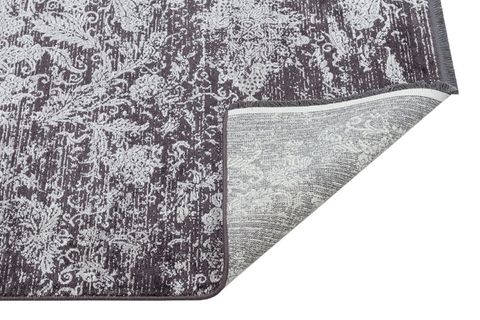 RİVA 8707 GRİ ANTRASİT MAKİNE HALISI 100X200