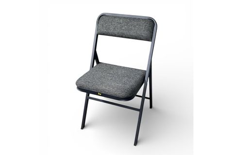 HEY KATLANIR MUTFAK KAMP SANDALYESİ, GRİ, KETEN