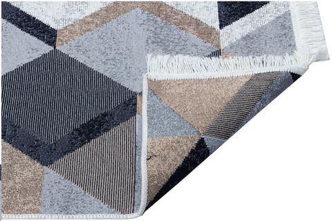 ARORA KİLİM, SİYAH BEJ, 100X200