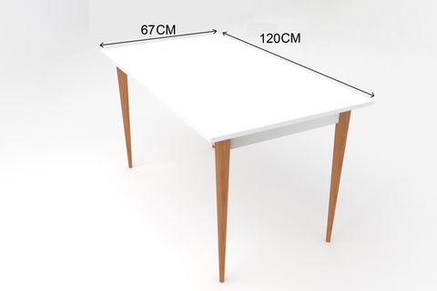 KARYA MUTFAK MASASI, ATLANTİK ÇAM, 120X67