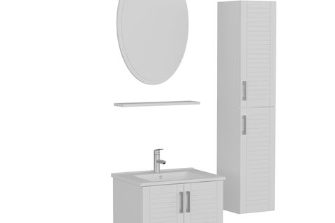 VERA BANYO DOLABI 65CM AS2K+1EA1R+ETJ+BOY BEYAZ