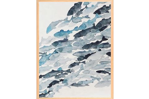 DERİN MAVİ TABLO SETİ, 50X70