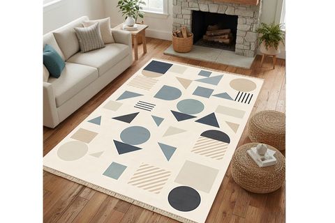 MODERN GEOMETRİ DOKUMA TABAN HALI, 375 YNG, 60X120 CM