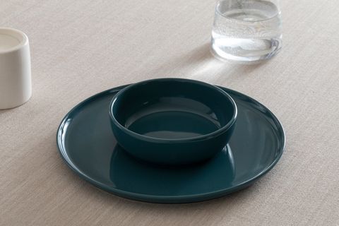 KİTCHEN ESSENTİALS STONEWARE SERVİS TABAĞI 28 CM, MAVİ, ALTILI SET