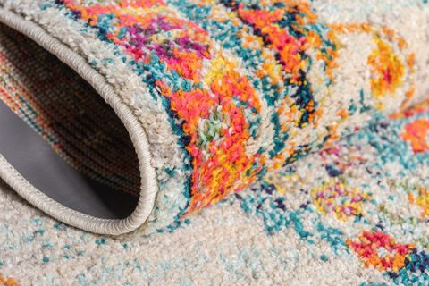 ANGORAHOME SPRİNG MAKİNE HALISI SP1002, YUVARLAK, 160X160