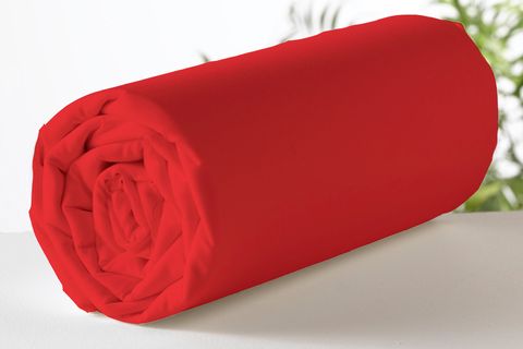 MAKİ HOME ÇİFT KİŞİLİK LASTİKLİ ÇARŞAF, KIRMIZI, 160X200