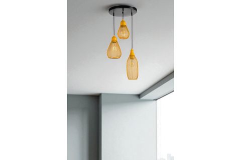 KARMAŞIK ÜÇLÜ TEPSİLİ SARI SARKIT