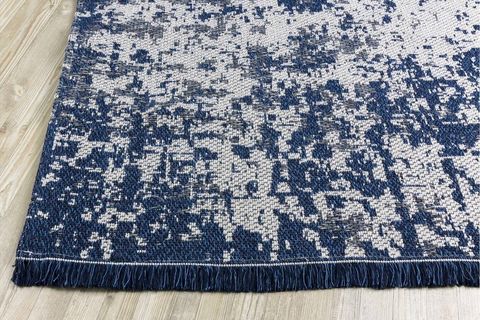 PETRA LACİVERT ANTRASİT KİLİM B2694A 75X200