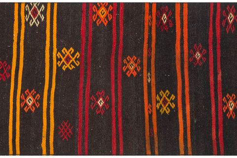 EL DOKUMA YÜN DOĞAL VINTAGE KİLİM 80X150 CM