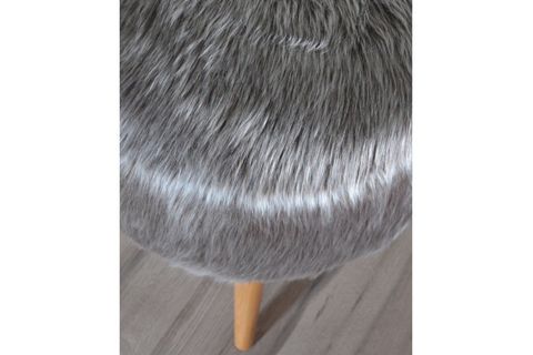 DOLCE YUVARLAK SİLİNDİR PUF KAHVE PELUŞ