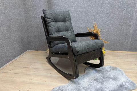 KONTES SALLANAN SANDALYE, KETEN NEFTİ, WENGE SİYAH AYAK