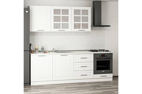 MİNAR 240 CM MEBRAN C MUTFAK DOLABI BEYAZ 240-MCB3