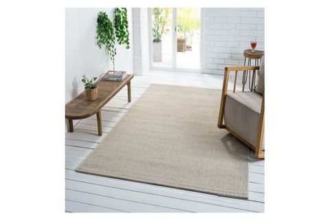ESSE HAV TOZ VERMEZ KOLAY TEMİZLENEN HASIR DOKU SİSAL HALI, KREM, 80X200, 662