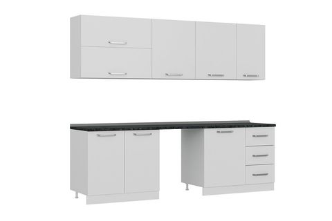 MİNAR 255 CM MUTFAK DOLABI BEYAZ 255 B10