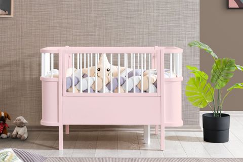 TREND BÜYÜYEBİLEN BEŞİK, PEMBE, 90X130
