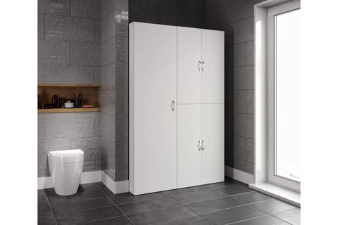 DEKORSTİLİM MDF ÇAMAŞIR VE KURUTMA MAKİNESİ DOLABI