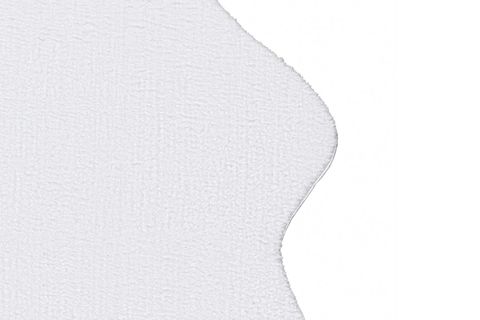 YIKANABİLİR KAYDIRMAZ TABAN POST PELUŞ HALI , BEYAZ, 60 X 90