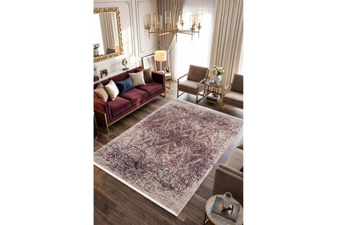 KOZA NOSTALGİA BEJ BORDO SALON HALISI A3009B, 100X200