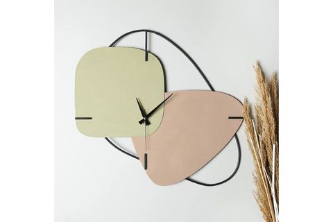 BRAZİL METAL HAND MADE DUVAR SAATİ, 58X55 CM