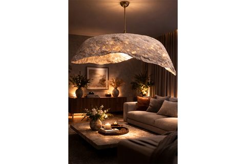 HANDMADE WABİ SABİ KARBON BETON AVİZE, TERRANİS