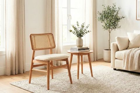 BELLE YUVARLAK MUTFAK MASA TAKIMI, NATURAL, 90 CM