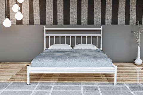 GM 224 LİMA KARYOLA, BEYAZ, 140X190